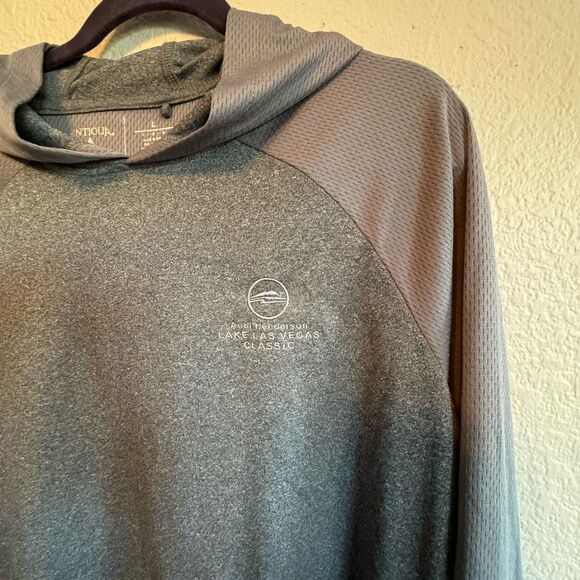 Antigua Men’s Athletic Gray Hoodie L Large - Picture 2 of 5